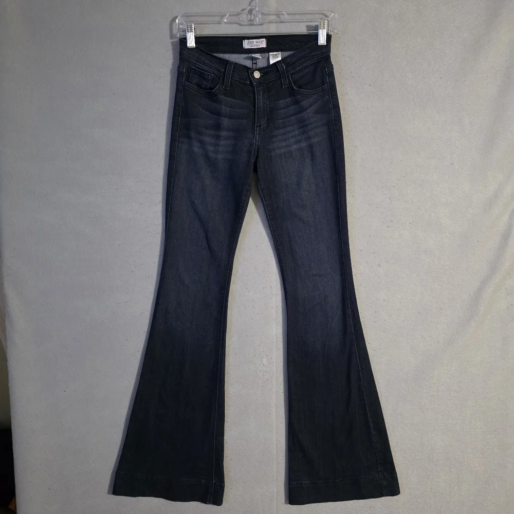 Judy Blue Womens Flare Stretch Bell Bottom Denim Jeans 8351 USA Size 3